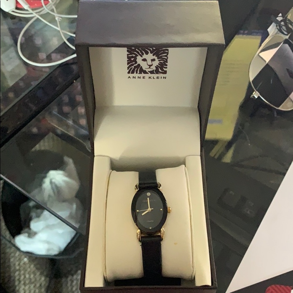Anne Klein Women’s Watch Black Diamond